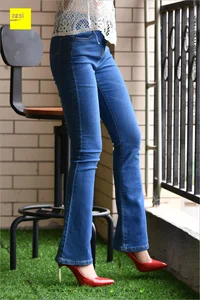 IESS 224: Guang Yan in Casual Jeans and Red Heels - image 28