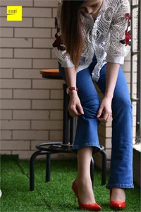 IESS 224: Guang Yan in Casual Jeans and Red Heels - image 21
