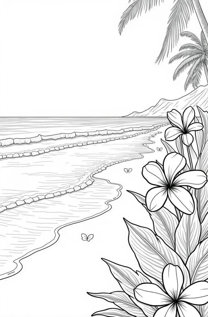 136+ Beautiful Landscape Coloring Pages: Mountains, Oceans, and Forest Scenes