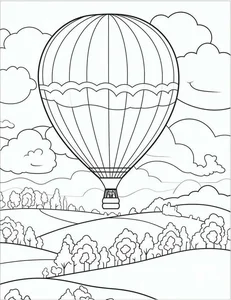 136+ Beautiful Landscape Coloring Pages: Mountains, Oceans, and Forest Scenes - image 27