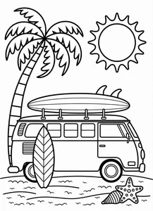 136+ Beautiful Landscape Coloring Pages: Mountains, Oceans, and Forest Scenes - image 18