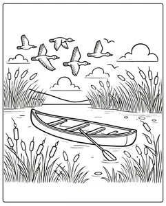 136+ Beautiful Landscape Coloring Pages: Mountains, Oceans, and Forest Scenes - image 4