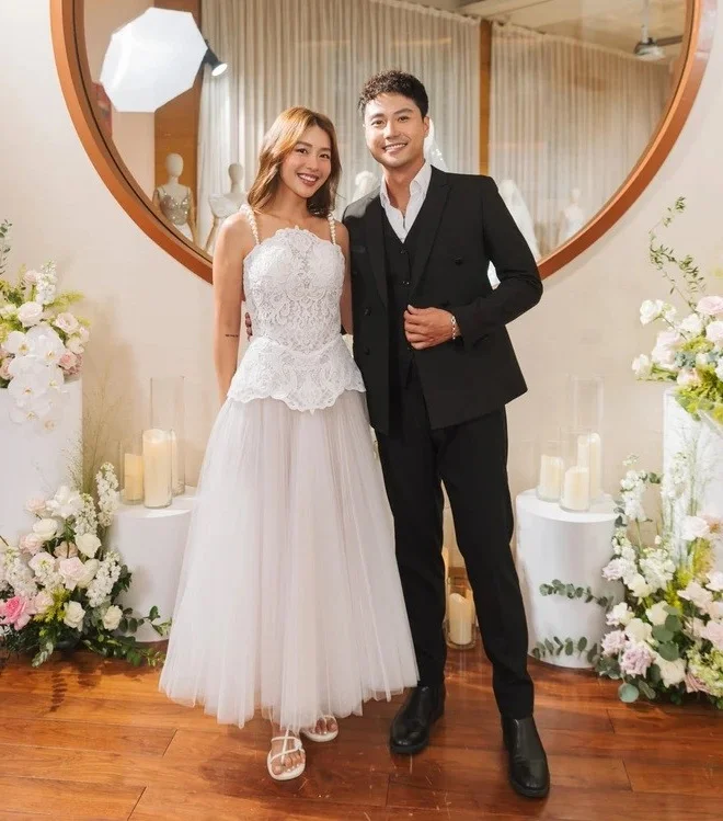 Thanh Son and Kha Ngan Spark Romance Rumors in Wedding Attire While Lam Truong Shares Heartfelt Message