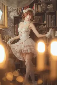 Coser Ely_eee: Mysterious Book Witch in the Ancient Library - image 1
