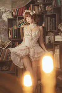 Coser Ely_eee: Mysterious Book Witch in the Ancient Library - image 11