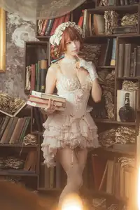 Coser Ely_eee: Mysterious Book Witch in the Ancient Library - image 23