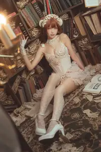Coser Ely_eee: Mysterious Book Witch in the Ancient Library - image 22