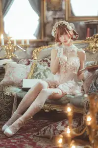 Coser Ely_eee: Mysterious Book Witch in the Ancient Library - image 26