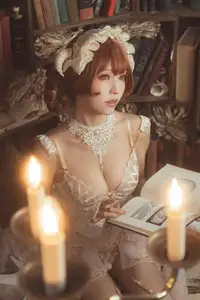 Coser Ely_eee: Mysterious Book Witch in the Ancient Library - image 20