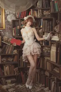 Coser Ely_eee: Mysterious Book Witch in the Ancient Library - image 12