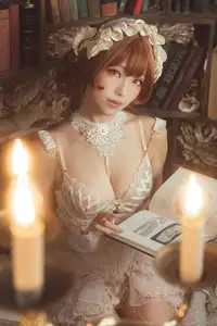 Coser Ely_eee: Mysterious Book Witch in the Ancient Library - image 27