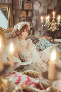 Coser Ely_eee: Mysterious Book Witch in the Ancient Library - image 21