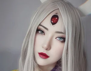 Stunning AI Reimagining of Kaguya Otsutsuki from Naruto with Soulful Eyes - image 2
