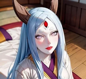 Stunning AI Reimagining of Kaguya Otsutsuki from Naruto with Soulful Eyes - image 7