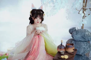 Exquisite Visual Artistry Featuring Xiao Yu in YiTuYu Art Language Vol.5626 - image 12