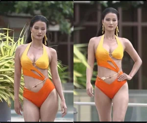 Miss Universe Vietnam 2023 Bikini Show: Emma Lê and Lệ Nam Highlights - image 8