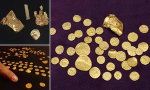 Incredible Discovery: Largest Gold Hoard in UK History Found While Plowing a Field - image 0
