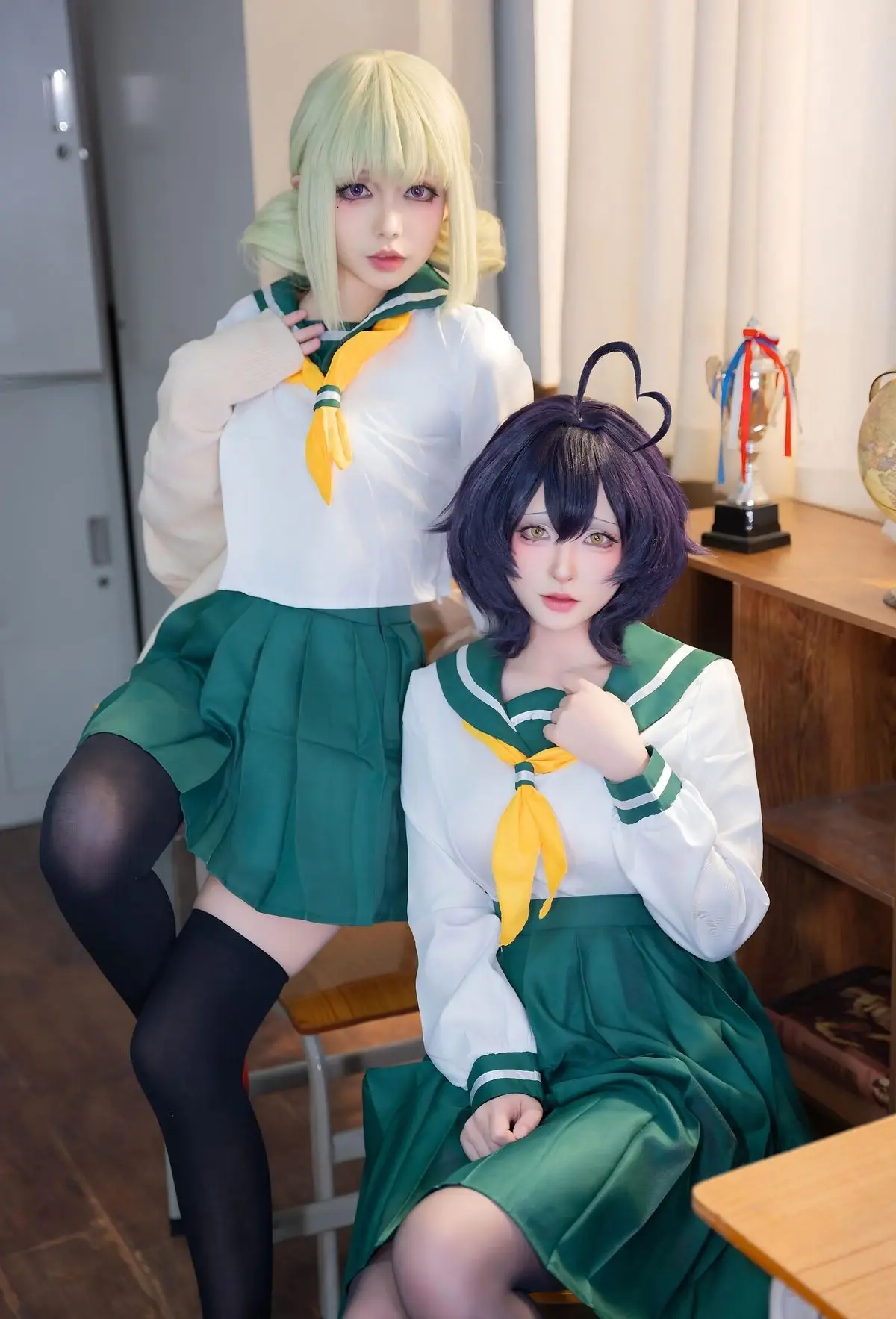 Coser Qing Shui You Nai Transforms into Utena Hiiragi JK from Gushing over Magical Girls - Pure, Adorable & Captivating