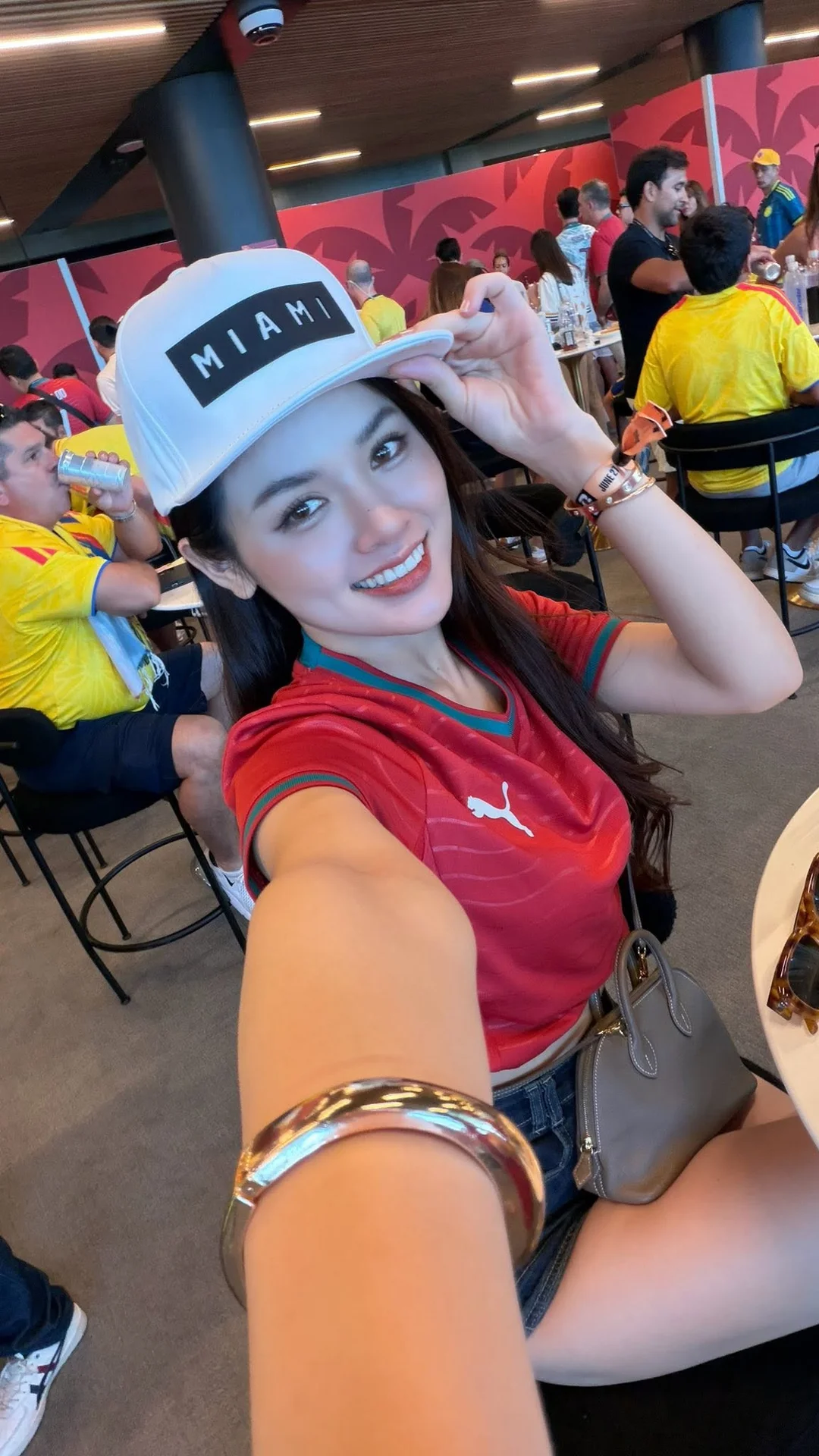 Beautiful Dak Lak Girl Spotted Watching World Cup 2026 in USA