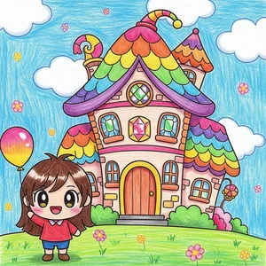 Beautiful and Simple House Drawing Ideas for Beginners and Kids - image 11