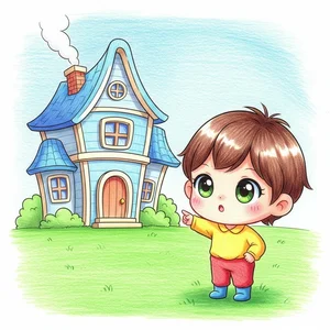 Beautiful and Simple House Drawing Ideas for Beginners and Kids - image 12