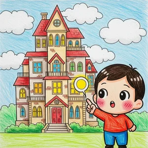 Beautiful and Simple House Drawing Ideas for Beginners and Kids - image 8