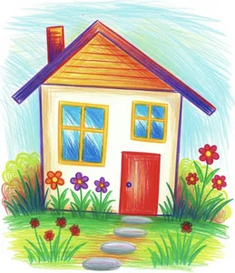 Beautiful and Simple House Drawing Ideas for Beginners and Kids - image 9