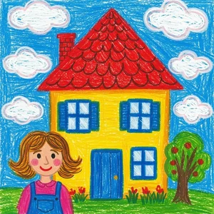 Beautiful and Simple House Drawing Ideas for Beginners and Kids - image 20