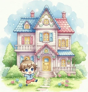 Beautiful and Simple House Drawing Ideas for Beginners and Kids - image 1