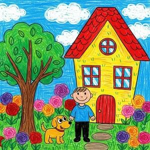 Beautiful and Simple House Drawing Ideas for Beginners and Kids - image 6