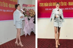 Phi Thanh Van Graceful Red Carpet Move to Avoid Wardrobe Malfunction - image 10