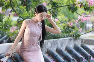 Elegant Chu Yin Asian Beauty in Qipao YiTuYu Art Language Vol.8675 - image 10