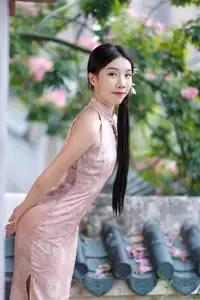 Elegant Chu Yin Asian Beauty in Qipao YiTuYu Art Language Vol.8675 - image 6