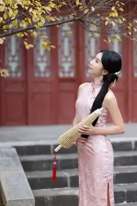 Elegant Chu Yin Asian Beauty in Qipao YiTuYu Art Language Vol.8675 - image 14