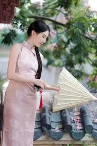 Elegant Chu Yin Asian Beauty in Qipao YiTuYu Art Language Vol.8675 - image 5