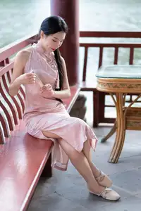 Elegant Chu Yin Asian Beauty in Qipao YiTuYu Art Language Vol.8675 - image 8