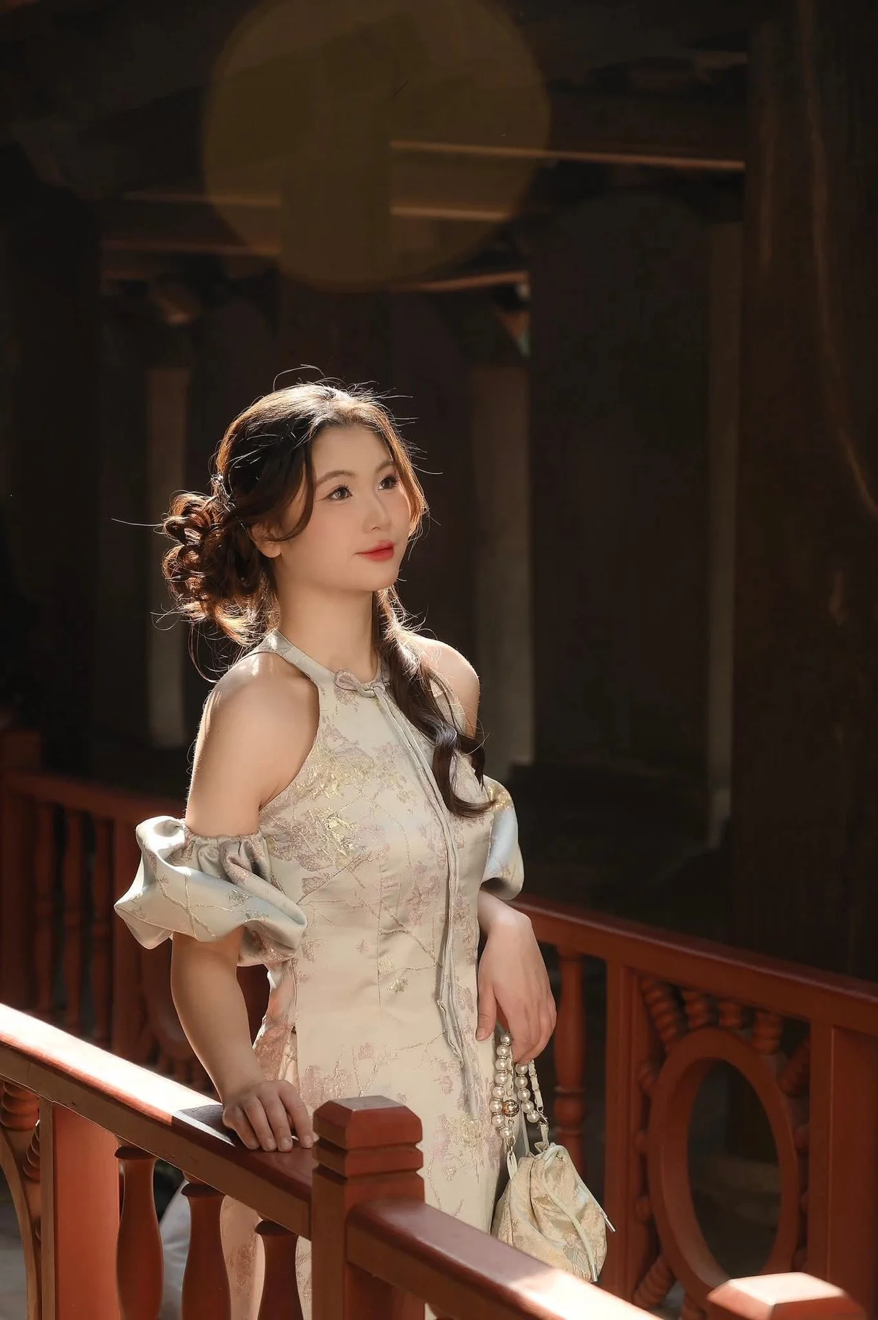 Ethereal Elegance in Golden Hour Light