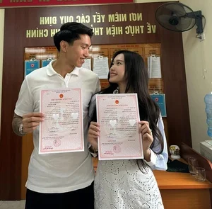 Van Hau and Doan Hai My: A Stunning Pre-Wedding Appearance Captivates Fans - image 4