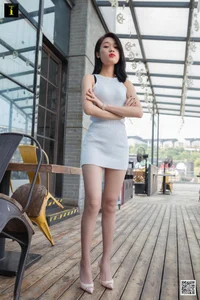 IESS Leg Model Gallery: Cola Grey Silk Stockings and Artistic Tattoos Photography - image 2