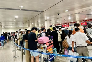 Travel Chaos: Tan Son Nhat Airport Crowded Ahead of Tet Holiday - image 3