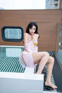 Elegant Purple Fashion Portraiture: Shi An An Featured in XingYan Star Face Vol.430 – A Captivating 82-Image Professional Photography Series - image 33