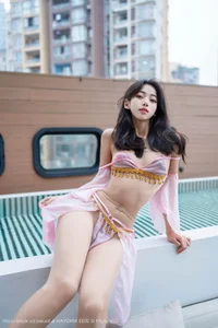 Elegant Purple Fashion Portraiture: Shi An An Featured in XingYan Star Face Vol.430 – A Captivating 82-Image Professional Photography Series - image 12