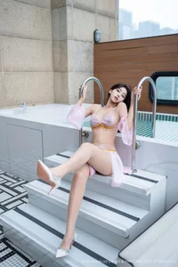 Elegant Purple Fashion Portraiture: Shi An An Featured in XingYan Star Face Vol.430 – A Captivating 82-Image Professional Photography Series - image 17