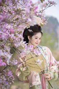 Ethereal Beauty Under Blossoms - YiTuYu Vol.8918 Jiu Shi Jiao Mei Nan A - image 23