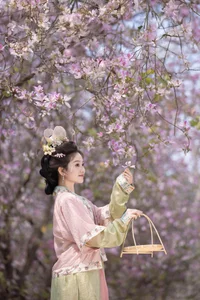 Ethereal Beauty Under Blossoms - YiTuYu Vol.8918 Jiu Shi Jiao Mei Nan A - image 26