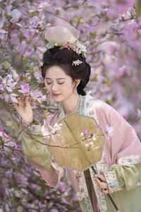 Ethereal Beauty Under Blossoms - YiTuYu Vol.8918 Jiu Shi Jiao Mei Nan A - image 32