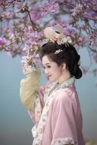 Ethereal Beauty Under Blossoms - YiTuYu Vol.8918 Jiu Shi Jiao Mei Nan A - image 18