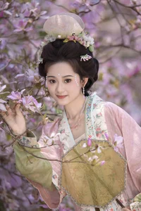 Ethereal Beauty Under Blossoms - YiTuYu Vol.8918 Jiu Shi Jiao Mei Nan A - image 9