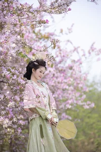 Ethereal Beauty Under Blossoms - YiTuYu Vol.8918 Jiu Shi Jiao Mei Nan A - image 13