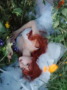 Coser Chunmomo | Ethereal Bride in a Dreamy Flower Garden Wedding Dress - image 8